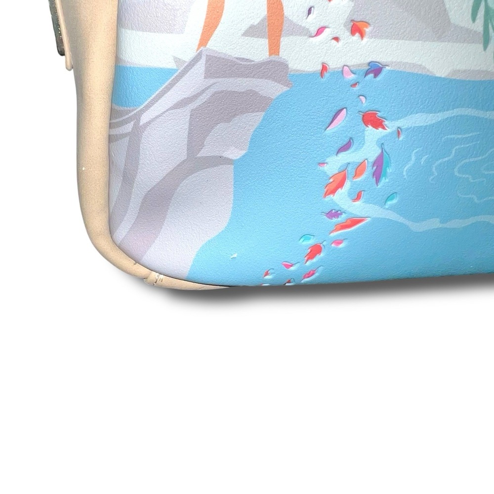 DISNEY Loungefly Mini Backpack Pocahontas Meeko Scenery Sunflowers River Wind - Picture 10 of 15